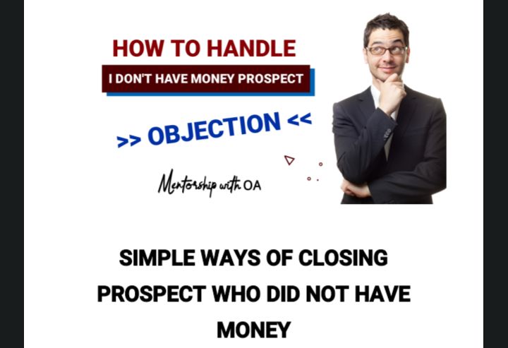 Most excuses made by prospects is 'I DON'T HAVE MONEY'

Not until I got the secrets on how to tackle it 🚀

This ebook is recommended for affiliate marketer facing this challenges

To get this for free:

🔵Like
🔵 Comment; I NEED IT
🔵Repost (Appreciated)
🔵 Follow (For DM)
