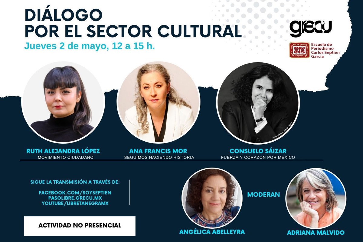 Hoy en el 'Diálogo por el sector cultural', que organizaron Grecu y la escuela Carlos Septién García, la diputada @anafrancismor cayó en varias contradicciones, tan típicas del discurso 4Tero. Va breve 🧵