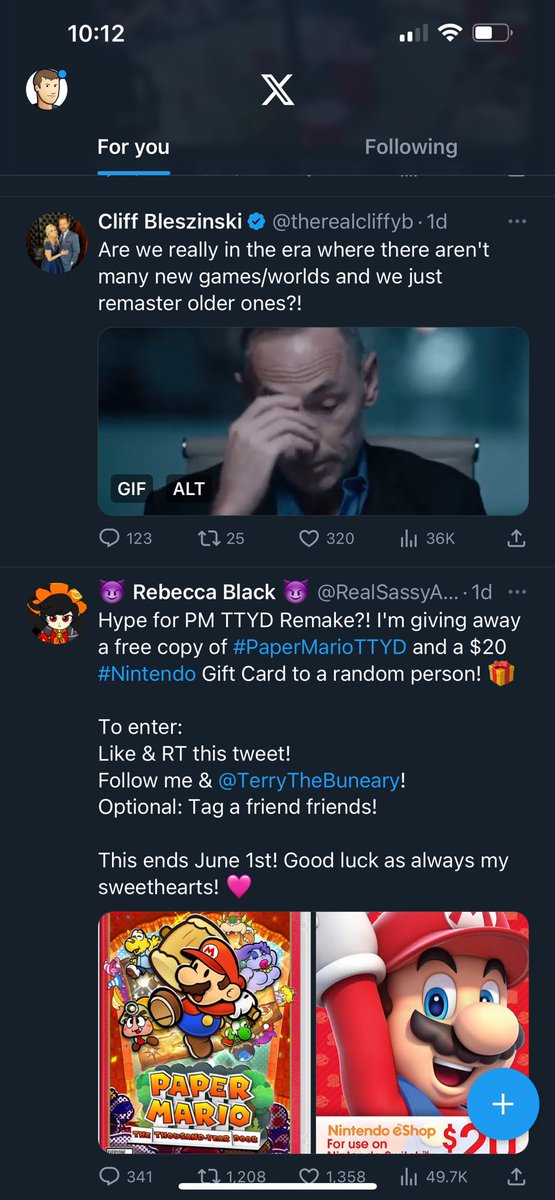DaddyBoJangles's tweet photo. @therealcliffyb This right under your tweet on my feed 😅 https://t.co/8LYxsbzlSo