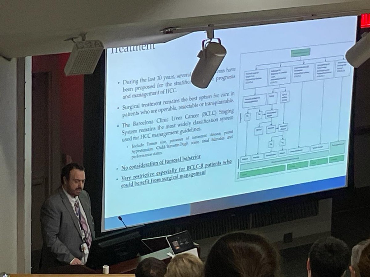 Another milestone met. Grand rounds/chief talk @DukeSurgery and time to say goodbye to Barcelona and Milan Criteria for the management of HCC. Thanks to my family, mentors and collaborators @YKarachaliou @KN__Shah @Sabino_Zani @allankirk11 @SudanDebra @drewbarbz @DTsilimigras.