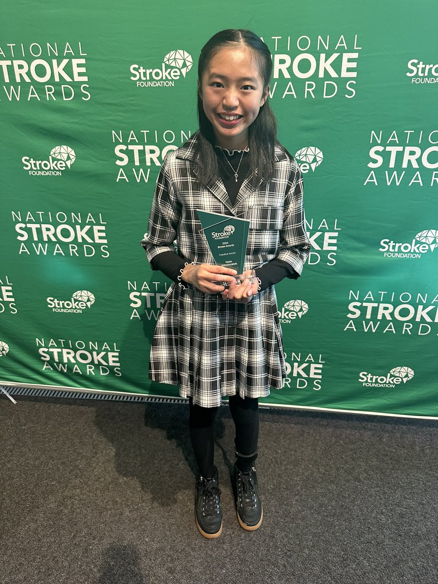 CREATIVE AWARD: Tiana Ekpanyaskun has been named the winner of the Creative Award at the 2024 Stroke Awards. National Stroke Awards 2024 is proudly supported by: @Medtronic, @AbbVie_AU, @apaphysio,@IpsenGroup, @NAB, Precision Connect and @Worrellsau.