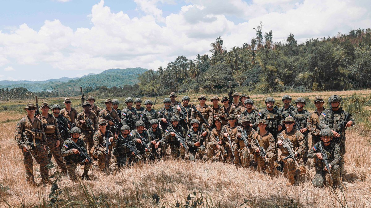 BALIKATAN 2024 | PH #Marines participates in jungle patrol training with @USMC Read ➡️ facebook.com/share/p/iLLowD… #ModernandMultiCapablePHNavy #AFPyoucanTRUST