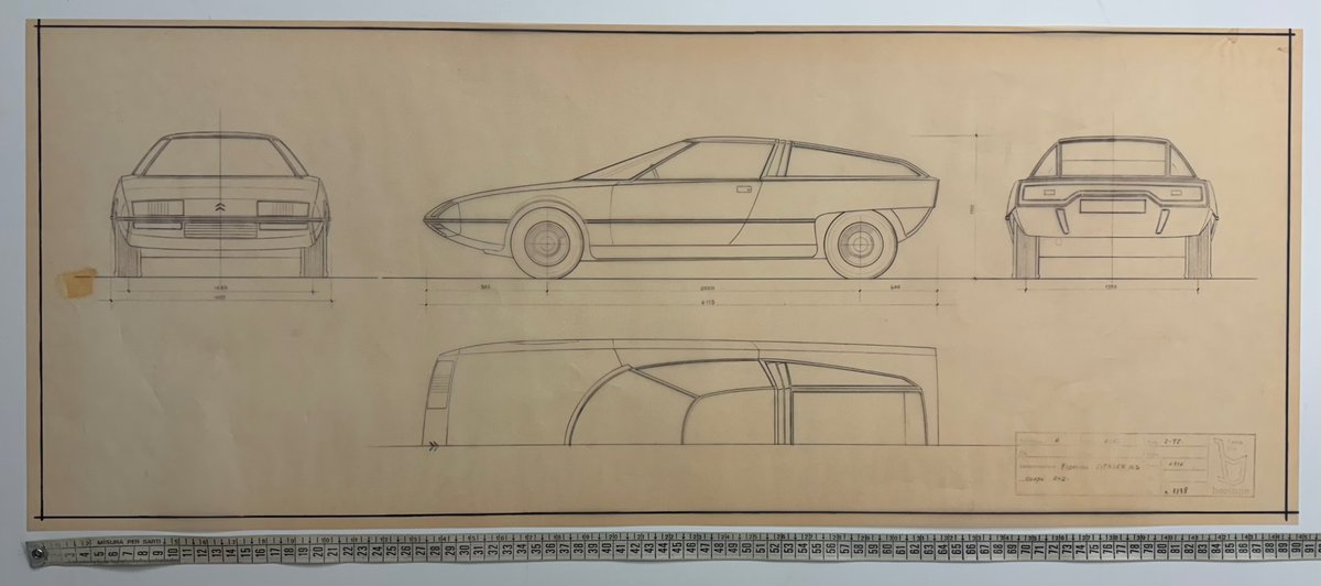 RT Collection of Bertone Blueprints すごいなこれ… collectingcars.com/for-sale/a-col…