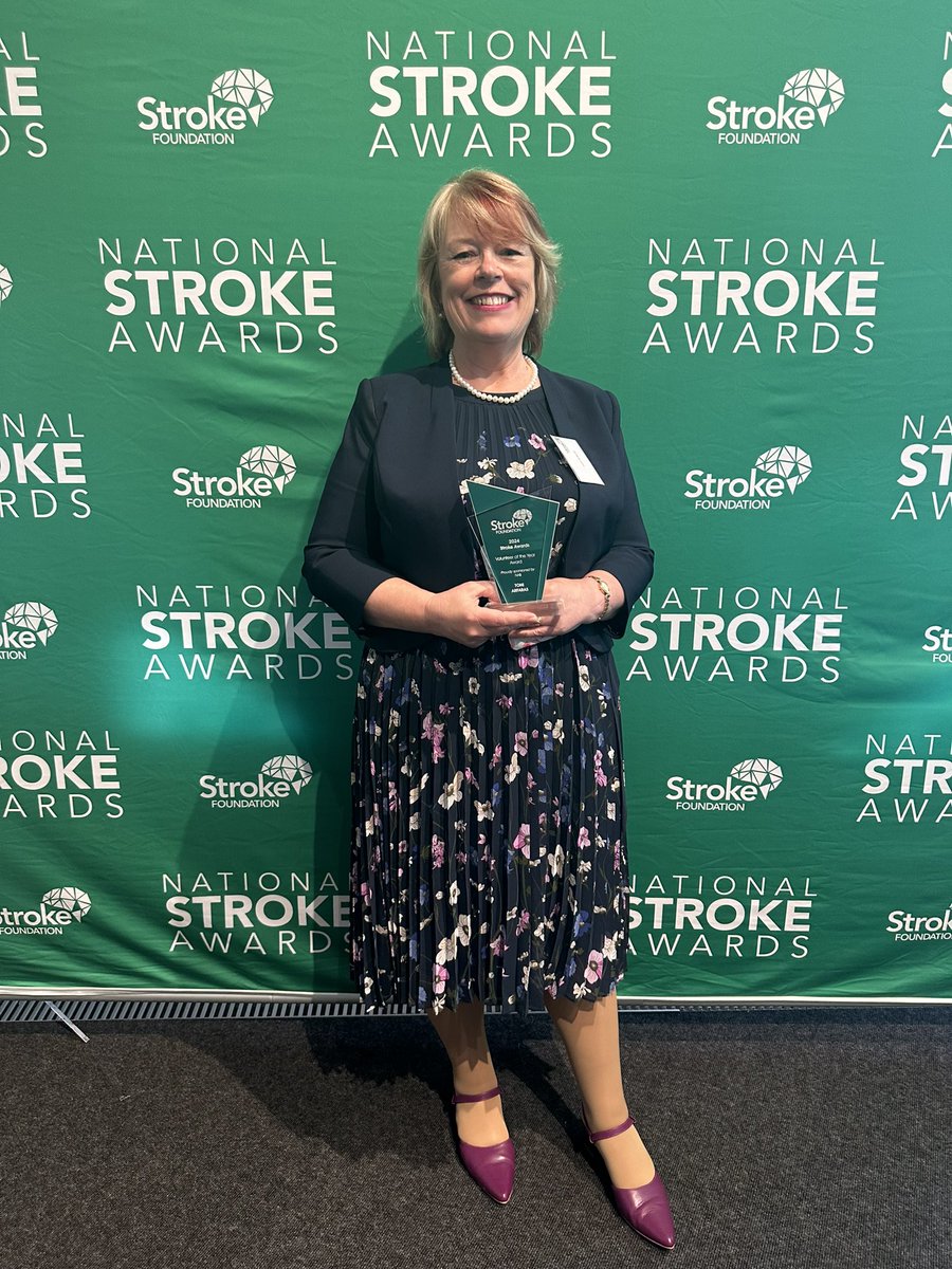 VOLUNTEER OF THE YEAR AWARD: Toni Arfaras has been named the winner of the Volunteer of the Year Award at the 2024 Stroke Awards.    National Stroke Awards 2024 is proudly supported by: @Medtronic, @AbbVie_AU, @apaphysio,@IpsenGroup, @NAB, Precision Connect and @Worrellsau.