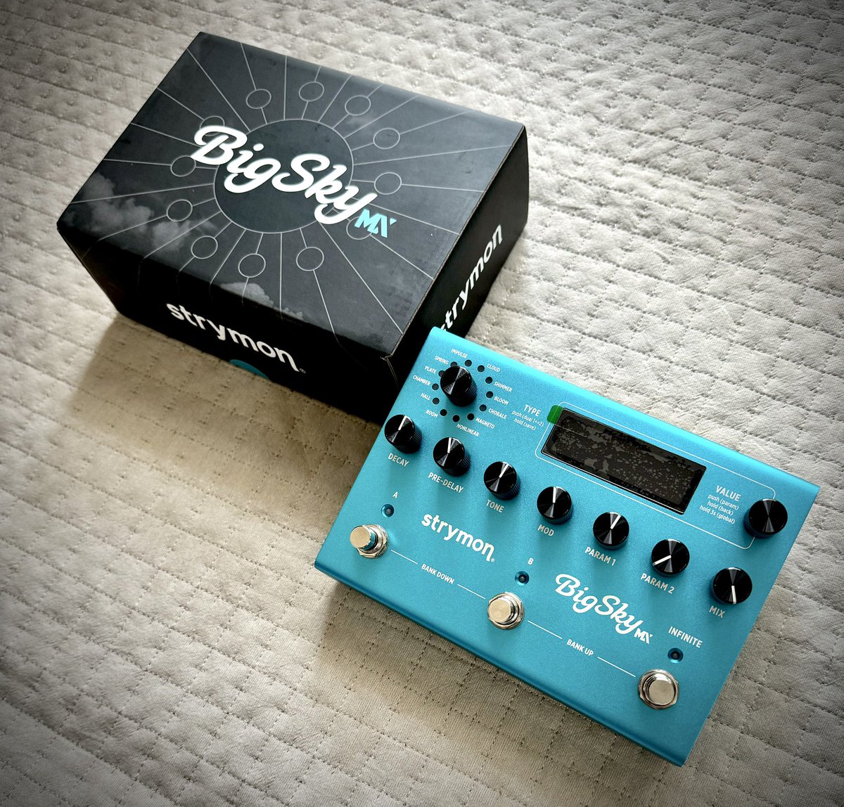 My new gear
strymon BigSky MX
ついに進化系のBigSkyが！