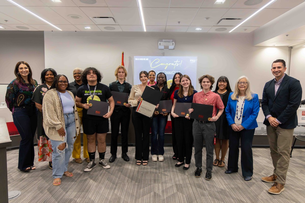 Tonight, the PXU Governing Board recognized the schools who earned first and second place in the student government Sustainability Challenge. Congratulations to first place winners, Bioscience and Metro Tech, and second place winners, Wilson and Camelback 🎉