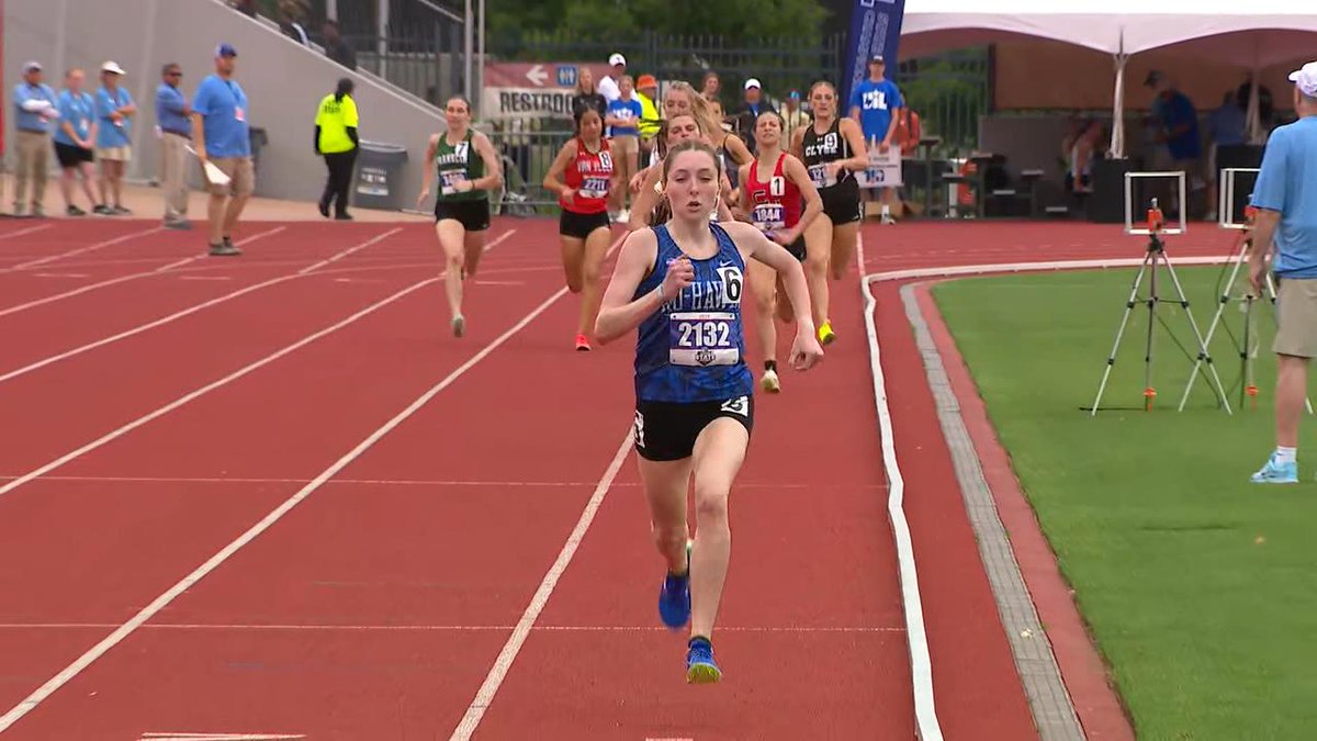 Big night for Sophia Bendet from Randolph High School at the State Track & Field meet. Won in the 800m in 2:09.99 (3A state record) Won the 1600m in 4:53.77 (3A state record) Helped Randolph girls relay team win the 4x400 in 3:50.19 (3A state record)