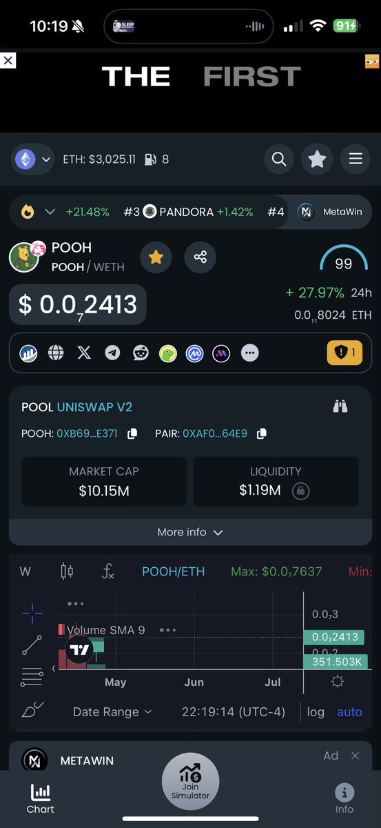 Check this out the real gem💎💎💎💎💎💎💎💎💎💎💎💎💎💎💎💎💎✅

#PEPEKILLER
#NEXTSHIBA
#1000xgem 

$POOH is up 27% in a day!! The day is not far when it will be up like 2700%…

Just a matter of time!! 

The only question to ask yourself that:- 

Are u in??

@poohmoneyHQ