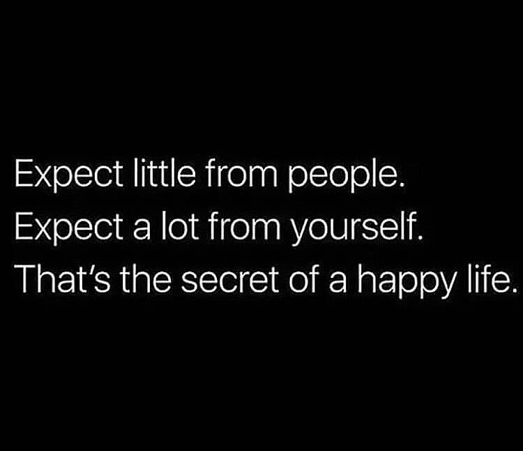 Less from others, more from me – that’s my happiness recipe! 🗝️