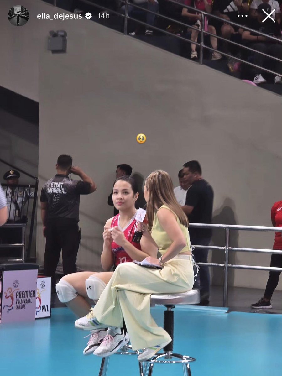OH SHUX, ITO NGA’Y PAG-IBIG NA 😍

Creamline libero Ella De Jesus shows nothing but love to Jema Galanza, who earned the Player of the Game honors in the Cool Smashers' first semis win at the
#PVL2024 AFC. 

 #TheHeartOfVolleyball 

📸 Instagram story | @ella_dejesus