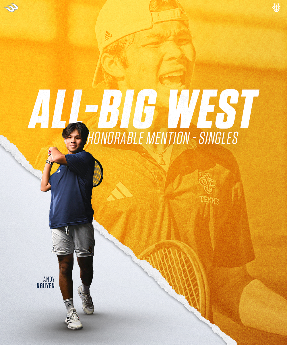 Congrats to Andy for being named an All-Big West Honorable Mention - Singles 👏 

#TogetherWeZot | #RipEm