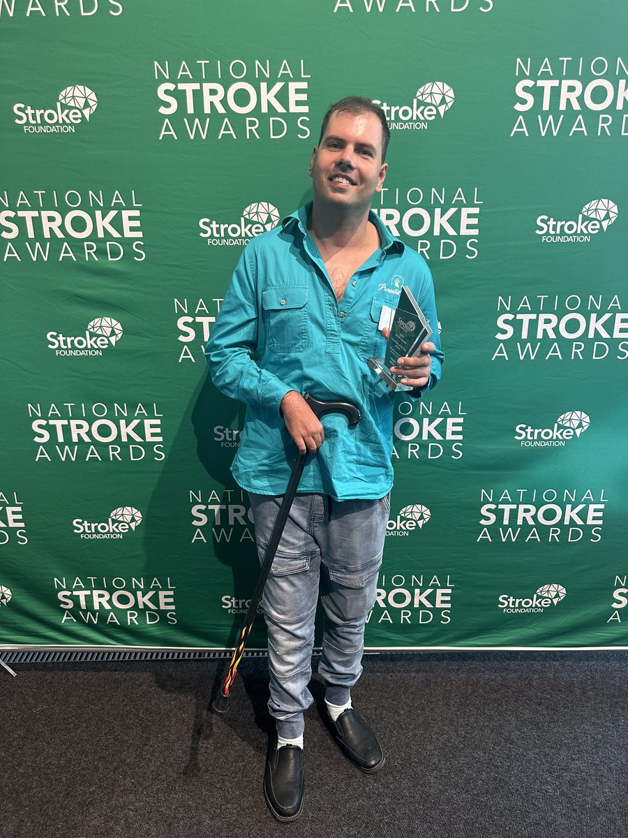 FUNDRAISER OF THE YEAR AWARD: Tommy Quick has been named the winner of the Fundraiser of the Year Award at the 2024 Stroke Awards. National Stroke Awards 2024 is proudly supported by: @Medtronic, @AbbVie_AU, @apaphysio,@IpsenGroup, @NAB, Precision Connect and @Worrellsau.