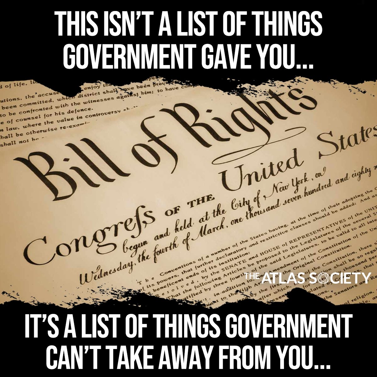 This is a list of what the government can't take away from you.