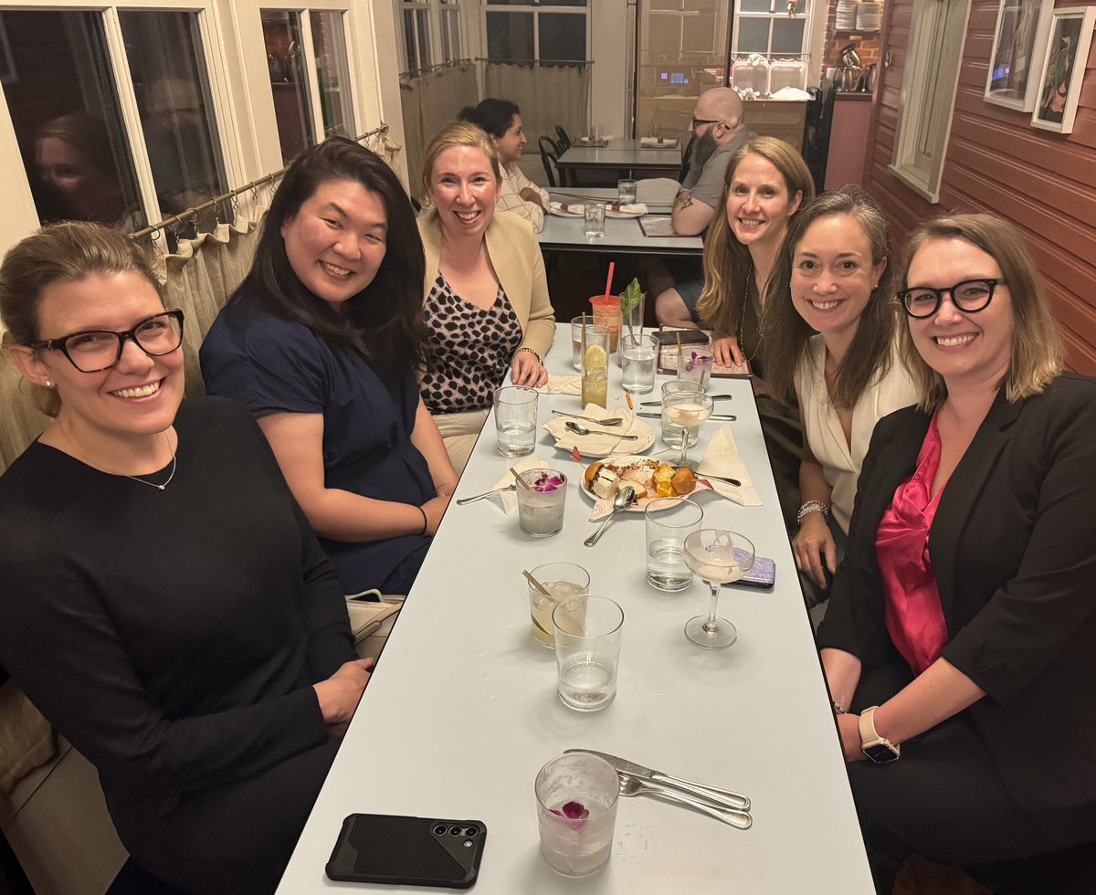 Some amazing conversations - brainstorming about sponsorship and engagement #bossladydinner #AUA2024 @CaseySeidemanMD @lindsayahampson @mvankuikenmd