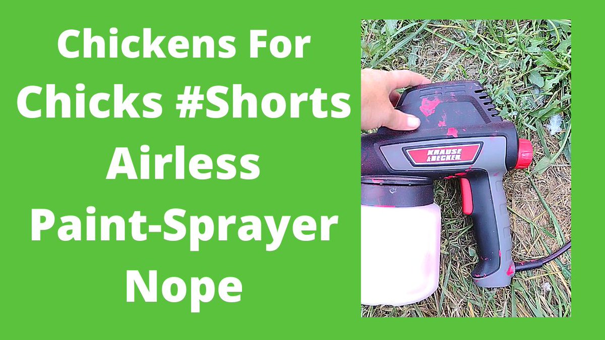 Airless Paint Sprayer Not For Me
i.mtr.cool/mxhayxlwsy
#airlesssprayer #paintsprayer #paintspraygun #ChickensForChicks #ChickendaleAR #Chickendale #CFC