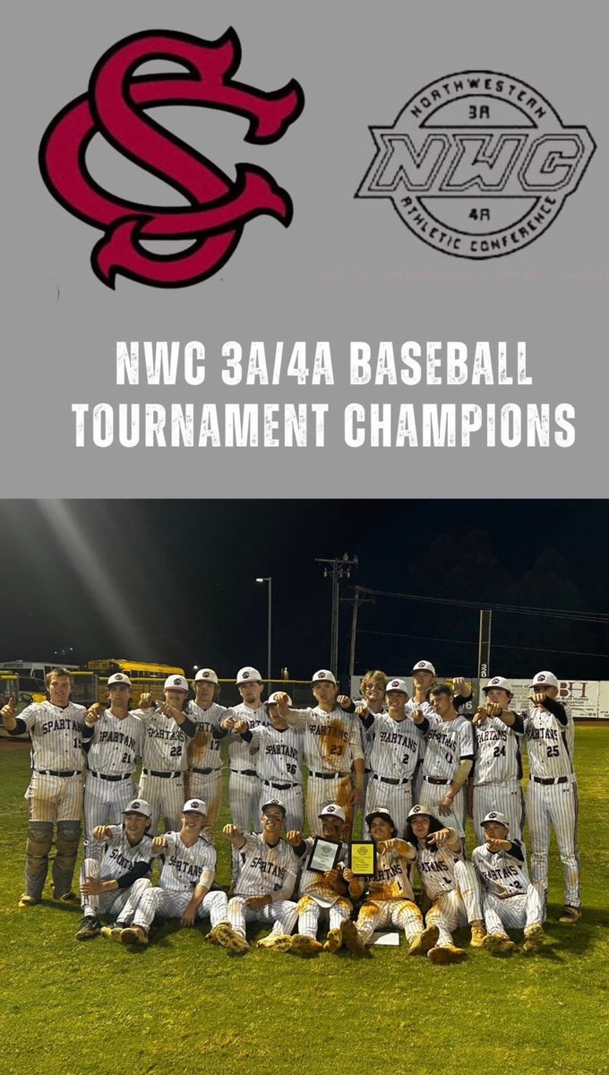 🏆Congratulations to the 2024 NWC Baseball Tournament Champions-South Caldwell!🏆