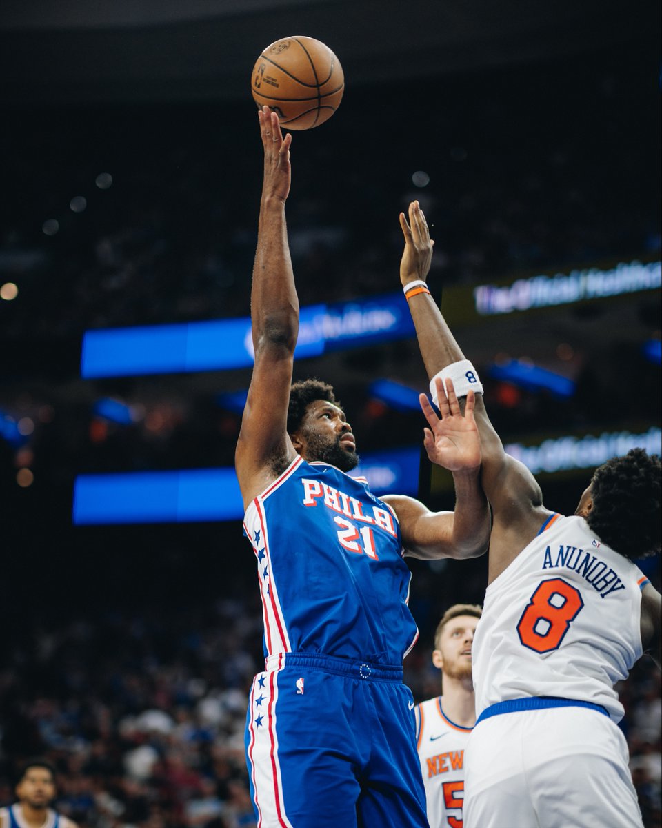 27 & 11 for @JoelEmbiid.