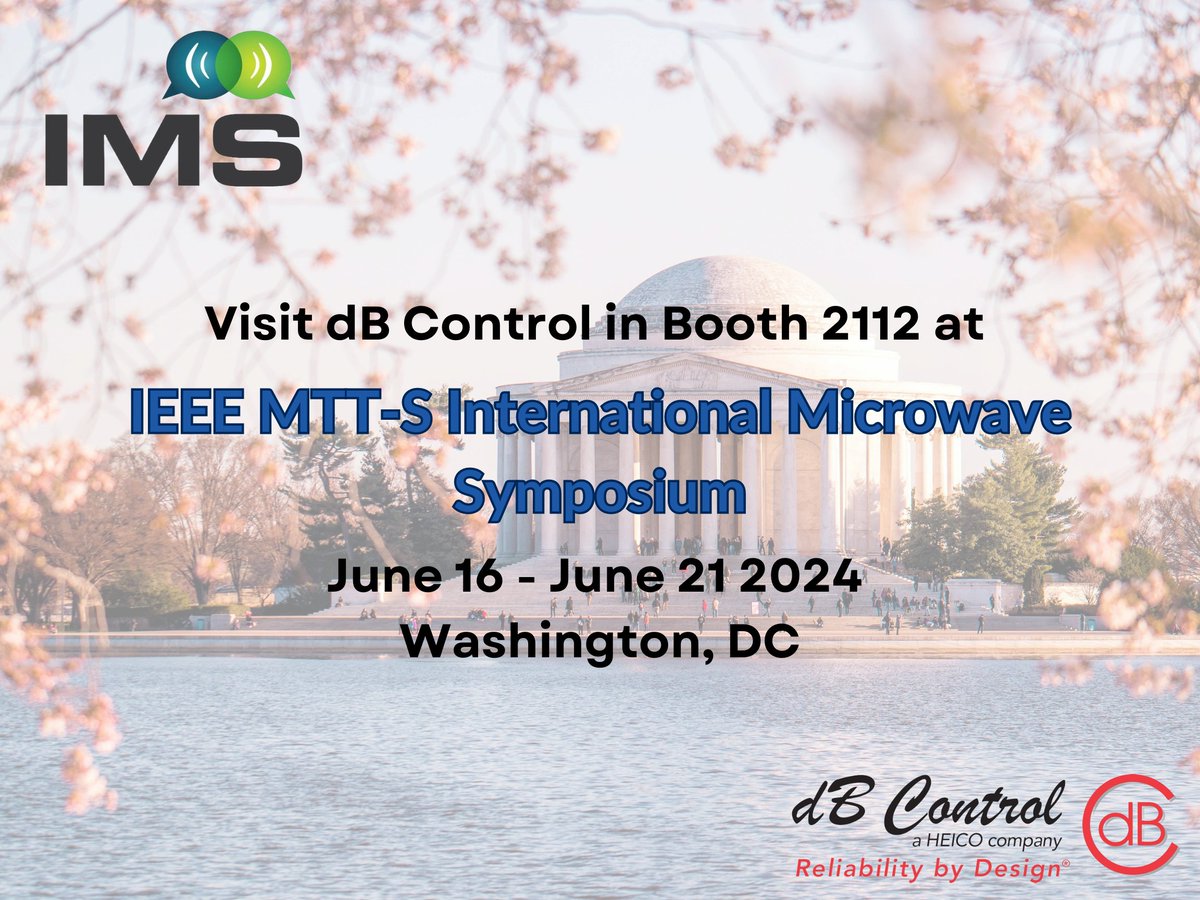 Going to #IMS2024? Visit dB Control in Booth 2112 to see the only single-unit GaN Soild State Amplifier MPM that provides 100W CW of reliable output power across the entire 2-18 GHz band!