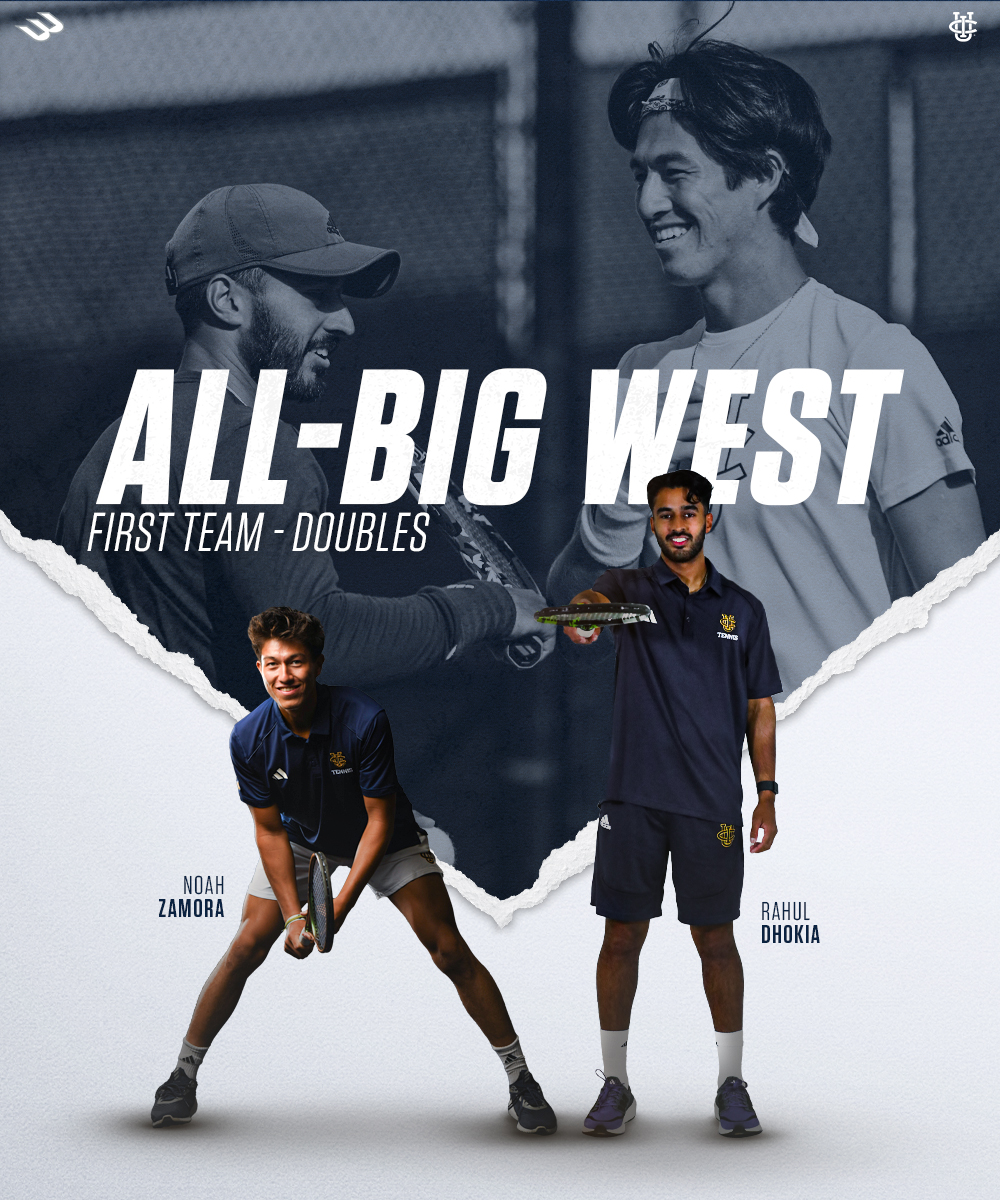Rahul and Noah notch All-Big West First Team - Doubles honors. Congratulations!!

#TogetherWeZot | #RipEm