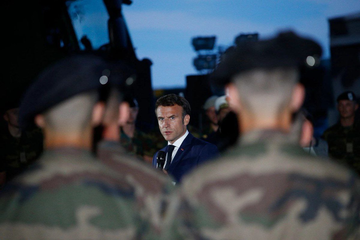 🇫🇷🇺🇦🇷🇺⚡- ''Viele EU-Länder' stimmen mit Frankreichs Ansatz bezüglich der möglichen Entsendung von Truppen in die Ukraine überein', so der französische Präsident Emmanuel Macron.
🔰 Abonniere @MilitaerNews
🔰 Diskutiere im @MNChat