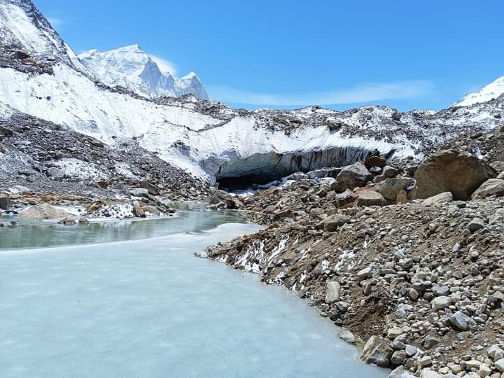 Latest image of Gomukh - Snout of Gangotri Glacier