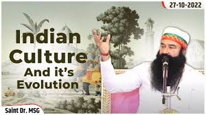 INDIAN CULTURE #IndianCulture values family, respect, and togetherness. Indian has been known as 'Sparrow of Gold'. Our youngsters need to respect & follow the Indian Culture instead of running behind the foreign cultures, as it is the best of all. Saint Ram Rahim Ji