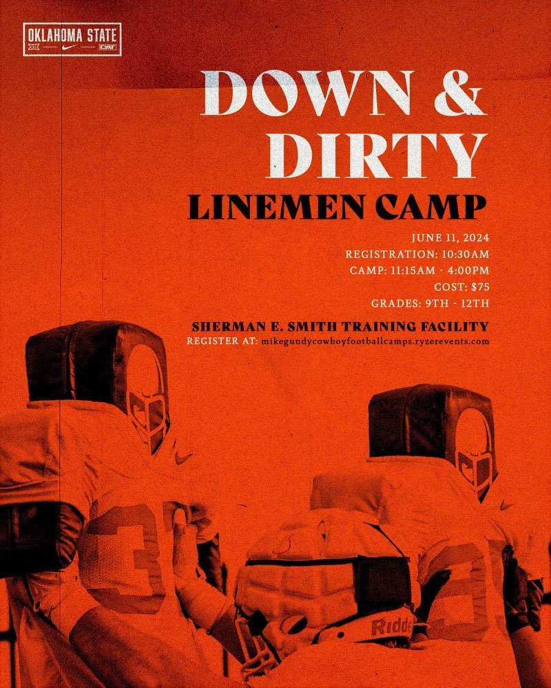 Thank you @CoachZAllen for the invite to Down & Dirty Lineman Camp at @CowboyFB . Looking forward to competing and refining my skills. @Coachmitch_KOJ @Coach_Hughes2 @CoachB_Morgan @CoachWeathersby @CoachM_Duncan @9in0Elite e