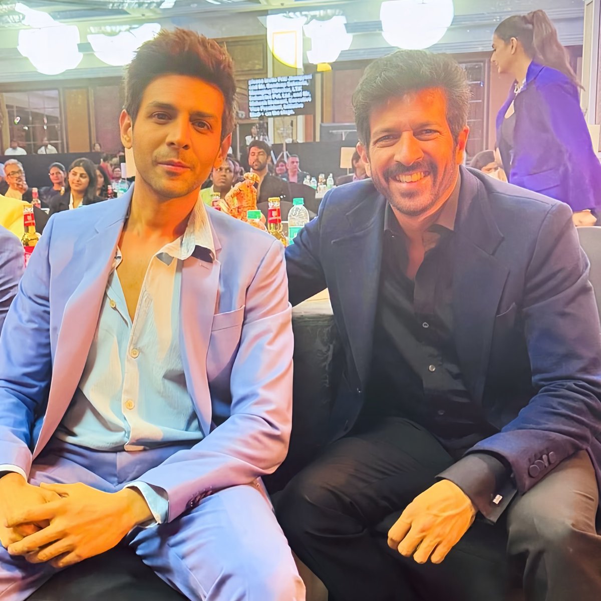 Love how #KartikAaryan becomes besties with all his directors🥹🥰
#KabirKhan