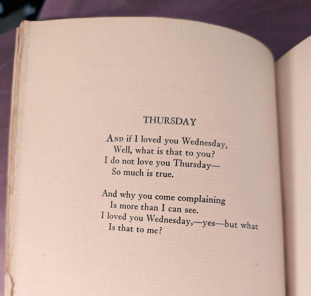 For the girlies that fall in (and out) of love too quickly 
(Edna St. Vincent Millay, 1921)
