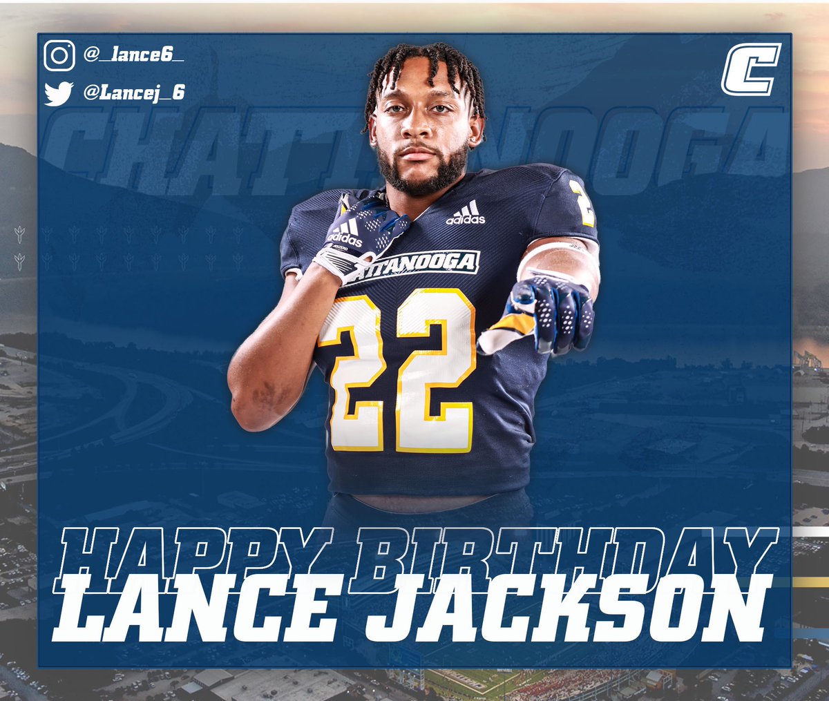 𝐇𝐚𝐩𝐩𝐲 𝐁𝐢𝐫𝐭𝐡𝐝𝐚𝐲 🎂🎁🎉 ➡️ @Lancej_6 #GoMocsFB x #ClimbTheMtn