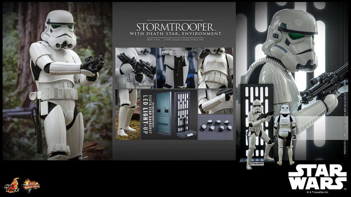 #HotToys 1/6th scale @starwars #Stormtrooper figure is available for pre-order now! #StarWars #PoweroftheDarkSide bit.ly/HTSWStormtroop…