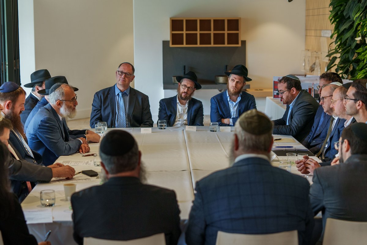 Antisemitism has no place in Australia. I spoke about my government’s commitment to the safety of Jewish Australians with Rabbinical Councils from across the country this morning.