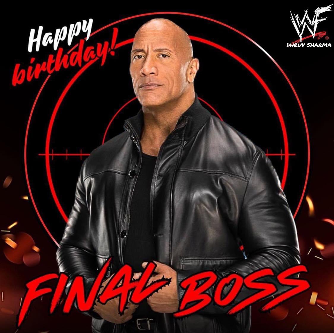Birthday Engaged! Happy Birthday to The Final Boss of WWE The Rock who turns 52 years old today 🔥 

#WWE #TheRock #DwayneJohnson