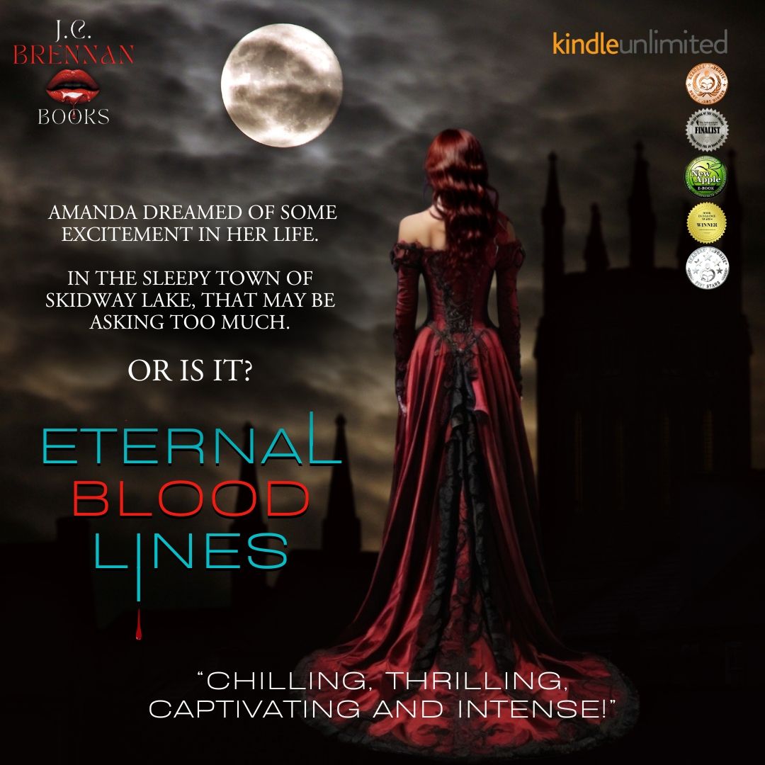 #Mustread #HORROR ★★★★★  ' … with memorable characters and an absorbing, irresistible darkness that draws the reader irrevocably.'  ~ #ReadersFavorite 🔥 mybook.to/eternalbloodli…  #Free #Kindleunlimited   #darkfantasy #vampire #amreading #bookboost #IARTG @JanetCBrennan