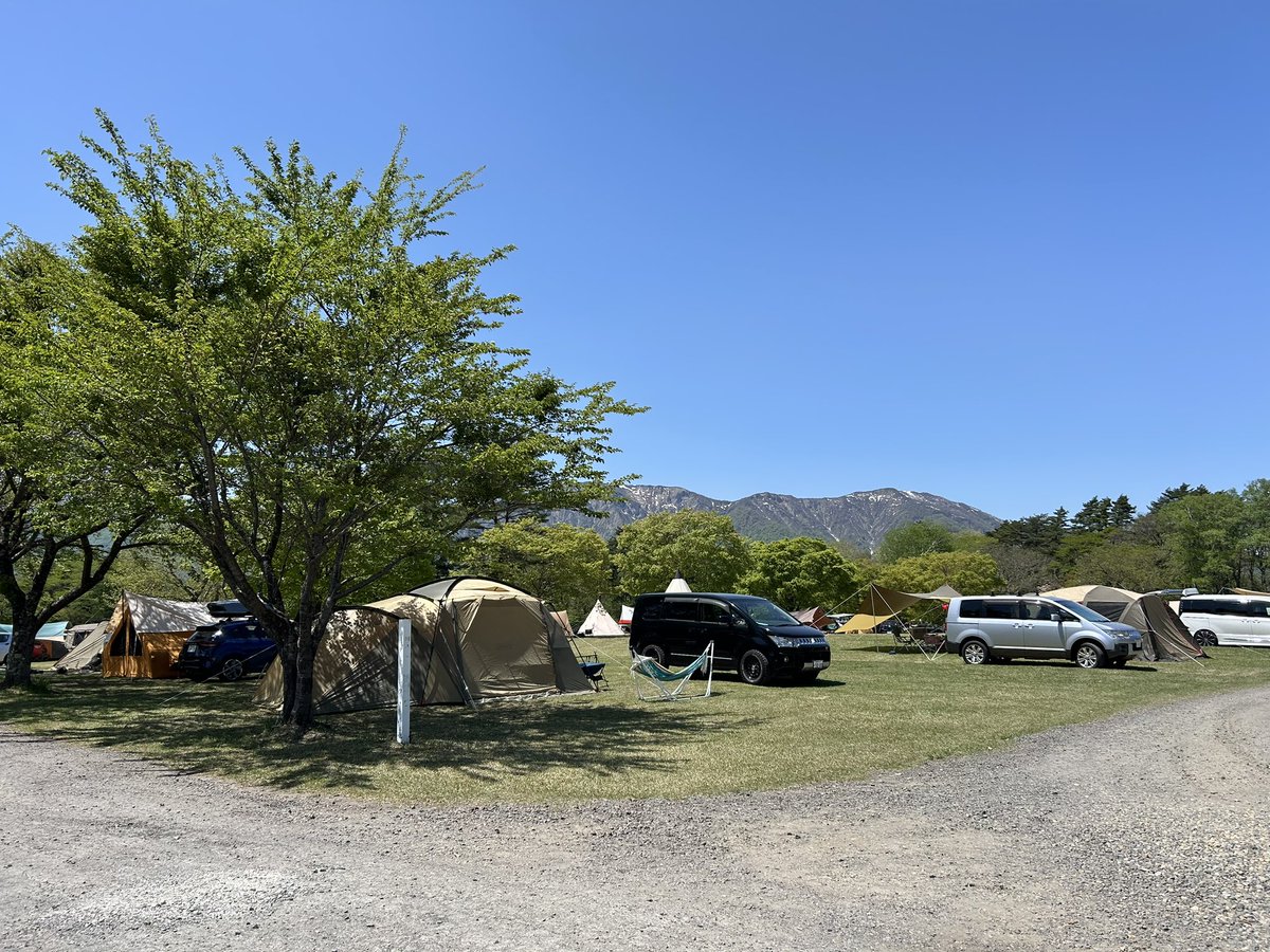 今シーズン初の吹上高原キャンプ場来てるけど前よりキャンパー少ない気がするね