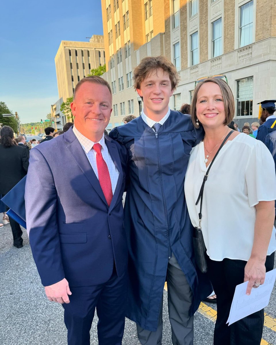 Eli is a high school graduate!!! Proud of this boy!!!