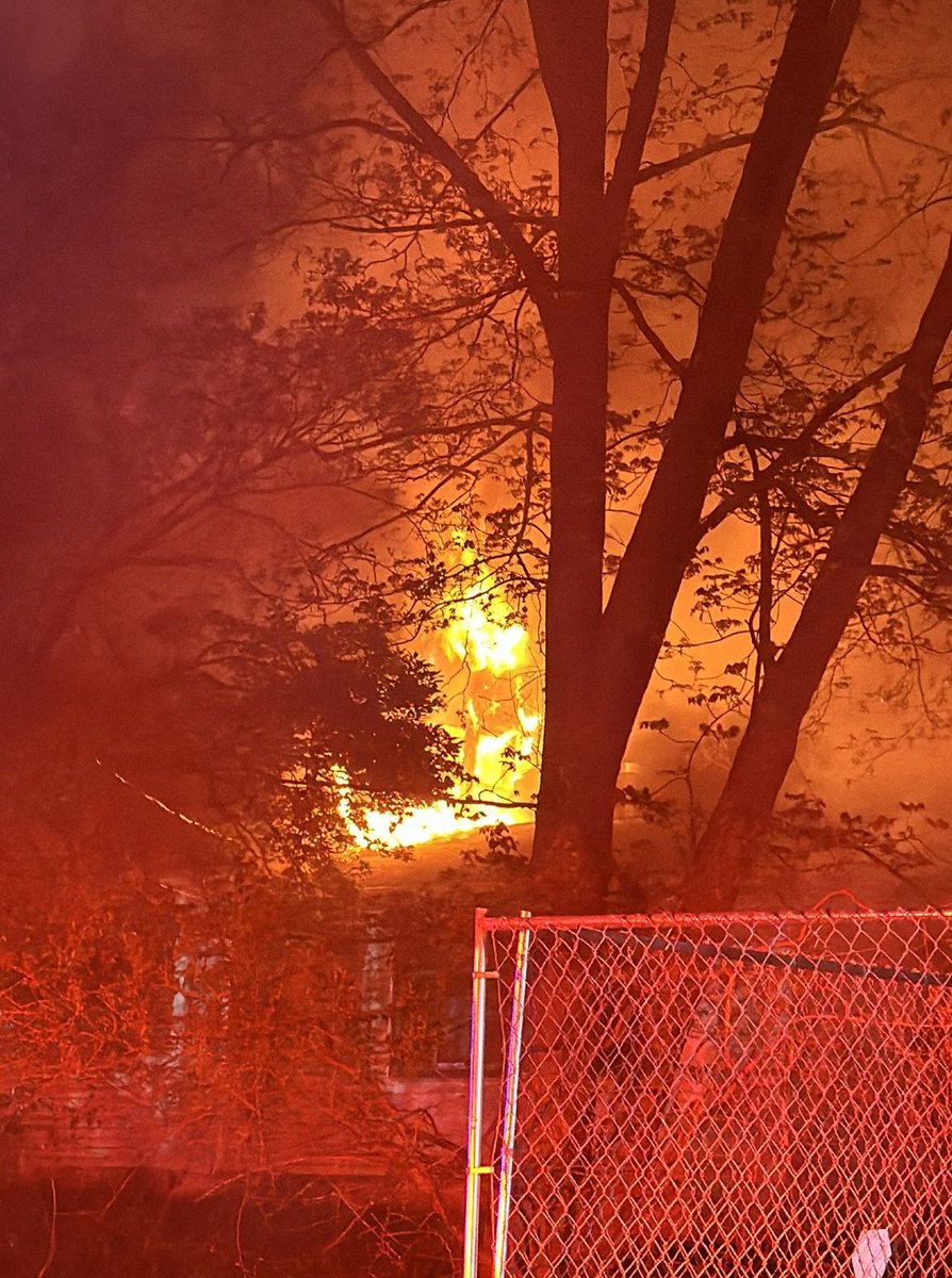 Spring Valley, Lake st & Allison St. Fully engulfed structure fire. Spring Valley FD, Hillcrest FD, Monsey FD, South Spring Valley FD assigned.