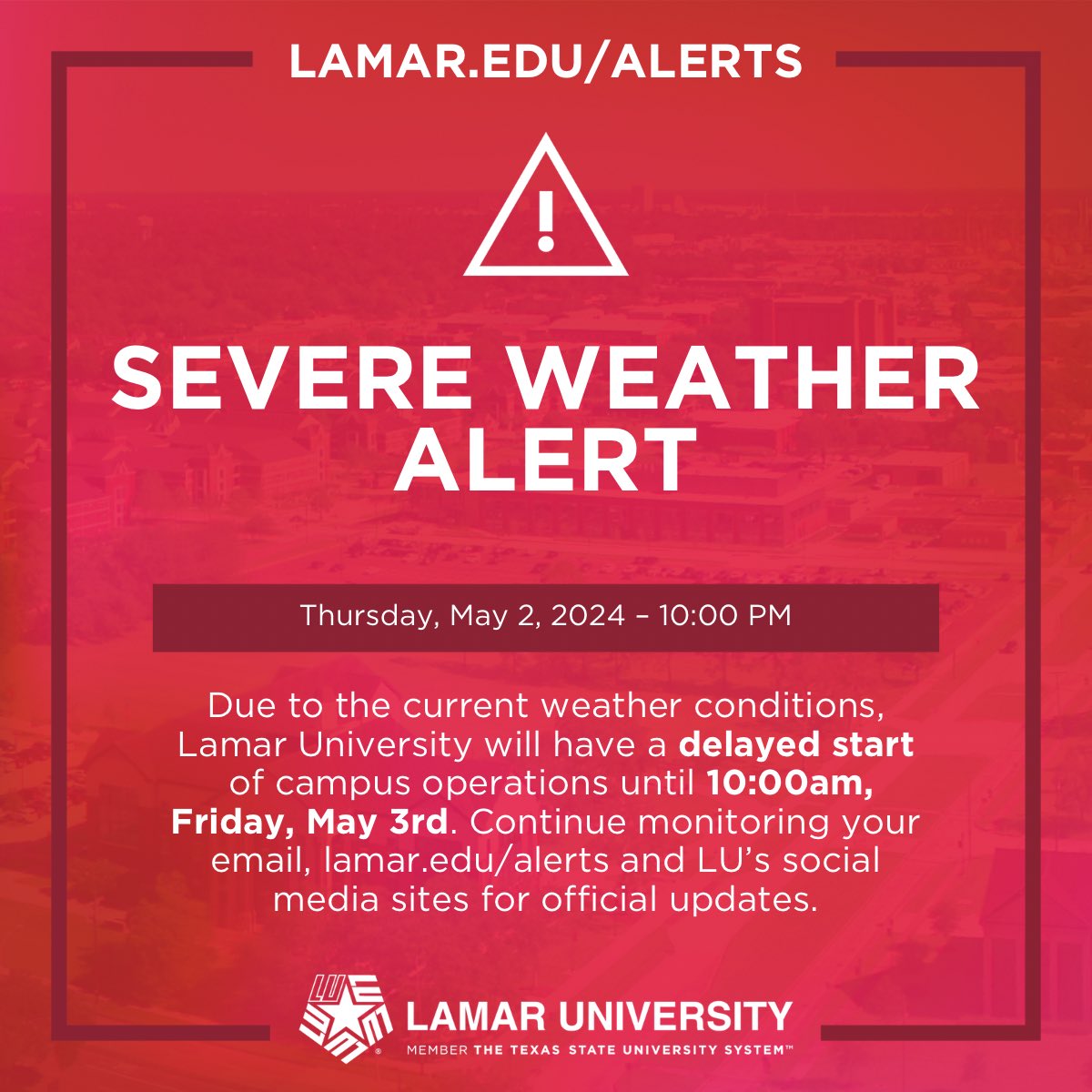 Lamar University (@LamarUniversity) on Twitter photo 2024-05-03 02:48:54