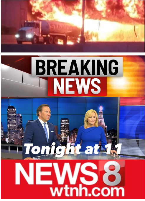NEW DETAILS at 11 on WTNH News 8 We're live at the scene at the fiery disaster on Interstate 95. It will impact traffic tomorrow for miles around on I-91, the Wilbur Cross and Merritt Parkways, Route 8 and more.