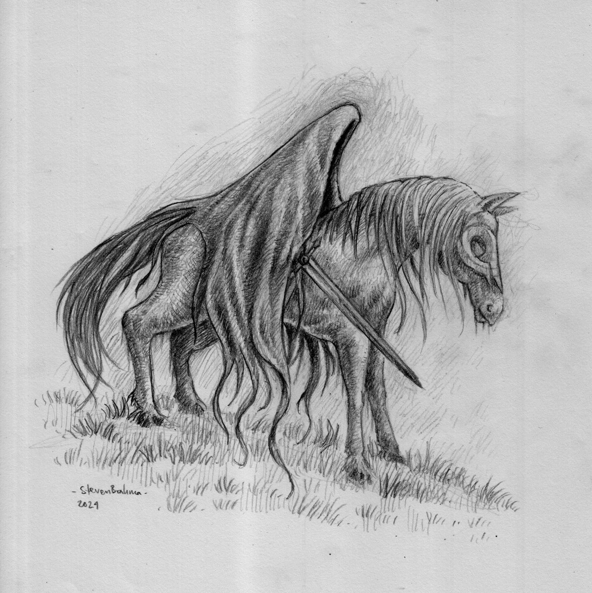 Nazgul
#lordofthefanarts
#ArtistOnTwitter #LOTR #LordOfTheRings #Pencildrawing #pencil