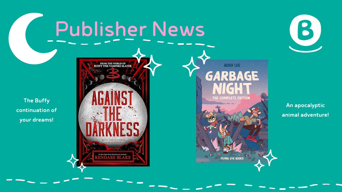 It's publisher news day and we have some gorgeous books for you all today! 🦇The deliciously spooky and drama filled conclusion to the Buffy: Next Generation saga by Kendare Blake 🦌The brilliant reissue of this hilarious and heart-breaking graphic novel DM or ✉️to request ❤️