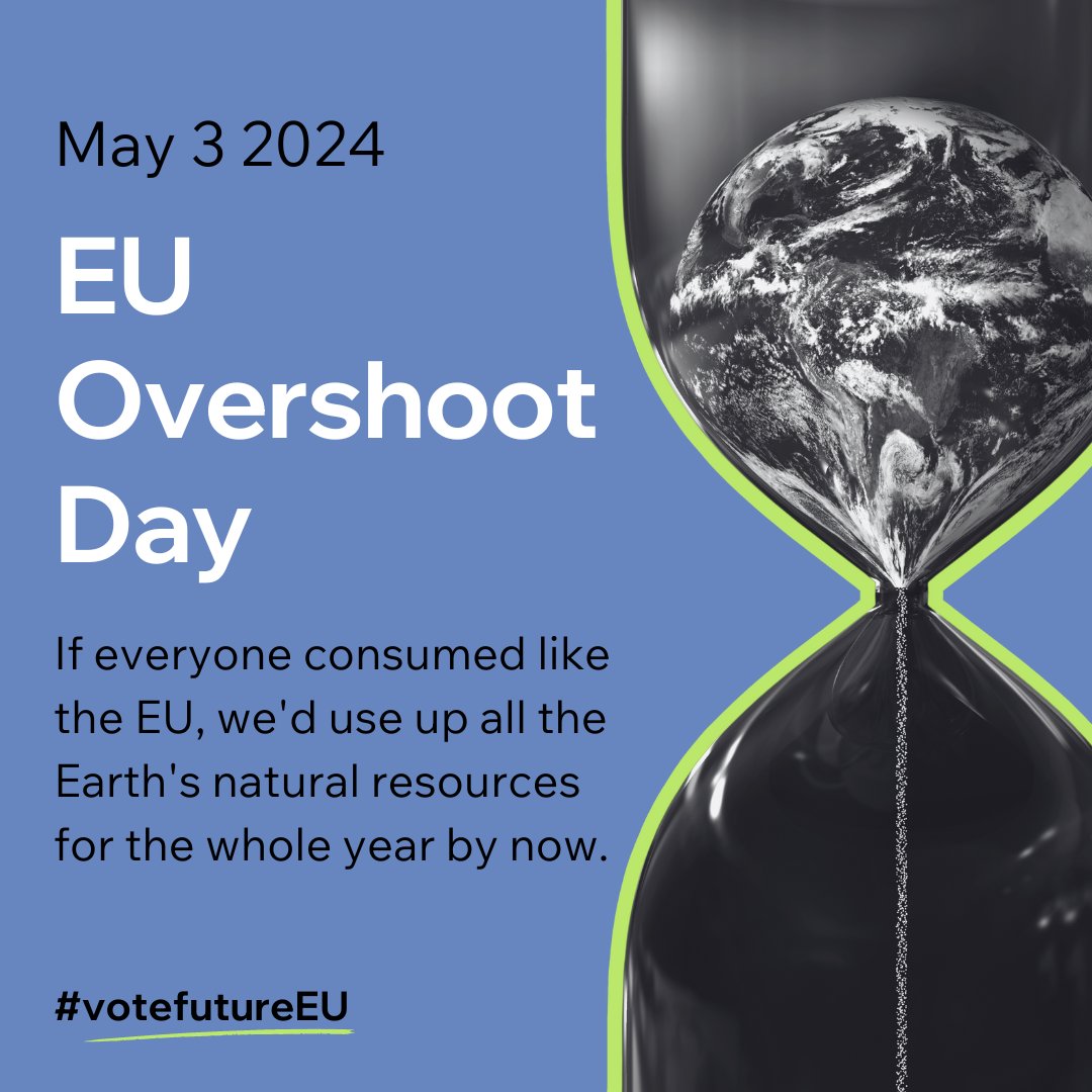 📨 On EU #OvershootDay, 318 civil society organisations have written to EU leaders to urge them to prioritise the climate, nature and pollution crises. Read more: caneurope.org/eu-overshoot-d… #VoteFutureEU