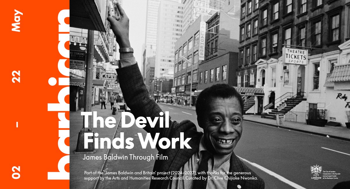Thanks to all who attended the opening screening for The Devil Finds Work: James Baldwin Through Film at @BarbicanCentre last night, our panellists and @BarryJenkins for the amazing Q&A on If Beale Street Could Talk. Find the rest of the programme at: barbican.org.uk/whats-on/2024/…