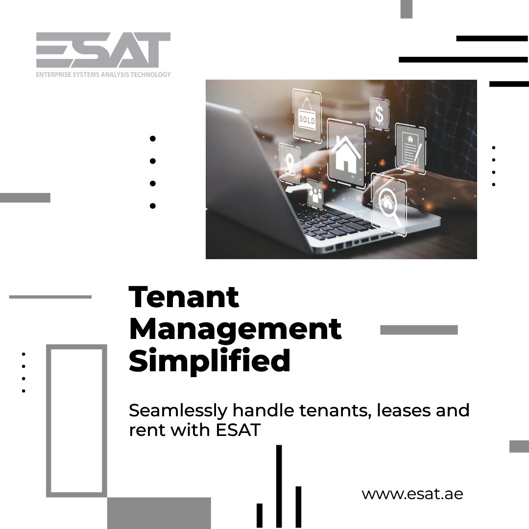 EsatSolution's tweet photo. 🏡✨  Elevate Your Property Management with ESAT Software ✨🏡

#PropertyTech #ESATERP #ERP #Software #PropertyManagementSoftware #RealEstateSoftware #PropertyManagement
#Dubai  #UAE  #الامارات https://t.co/nfFrRhn5hs