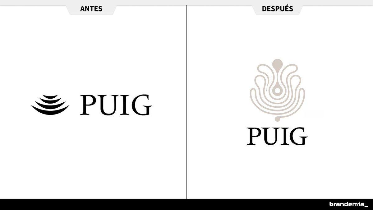 Brandemia_ (@brandemia_) on Twitter photo 🗞️ Así es el nuevo logotipo de Puig
Inspirado en el diseño original de los años 70 y lanzado antes de su salida a bolsa, se ha creado en colaboración con la agencia <a href="/mmparisdotcom/">M/M (Paris)</a>. El nombre adopta una tipografía personalizada, llamada “Paralelo”.
¿Qué te parece? 🤔 🗞️ Así es el nuevo logotipo de Puig
Inspirado en el diseño original de los años 70 y lanzado antes de su salida a bolsa, se ha creado en colaboración con la agencia <a href="/mmparisdotcom/">M/M (Paris)</a>. El nombre adopta una tipografía personalizada, llamada “Paralelo”.
¿Qué te parece? 🤔