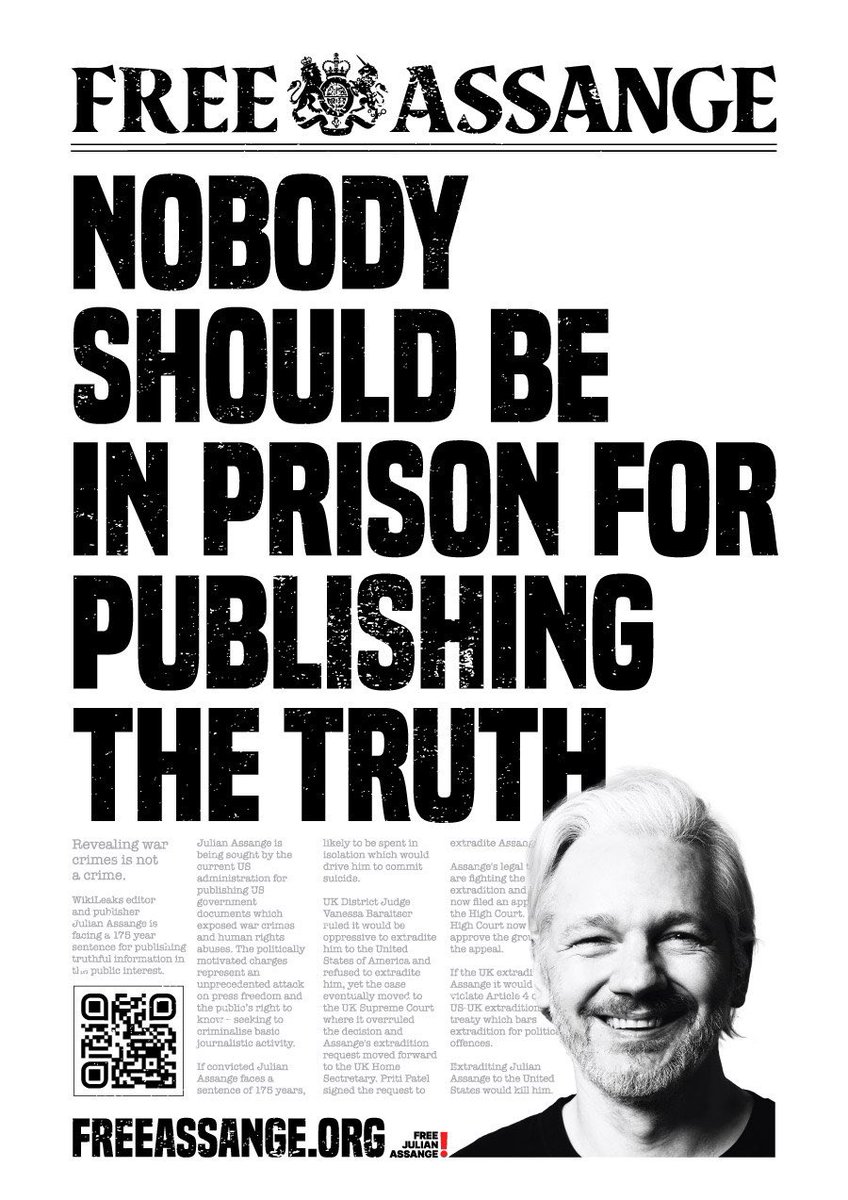 #WorldPressFreedomDay 
#FreeAssange
#AllertaMedia
#STOPCENSURA