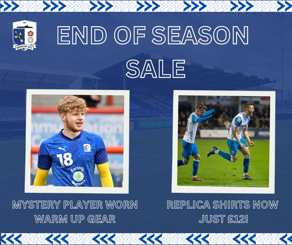 𝗘𝗻𝗱 𝗢𝗳 𝗦𝗲𝗮𝘀𝗼𝗻 𝗦𝗮𝗹𝗲 🚨

Don't miss out on these incredible deals 👀

Shop here 👉 tinyurl.com/muednt6x

#WeAreBarrow