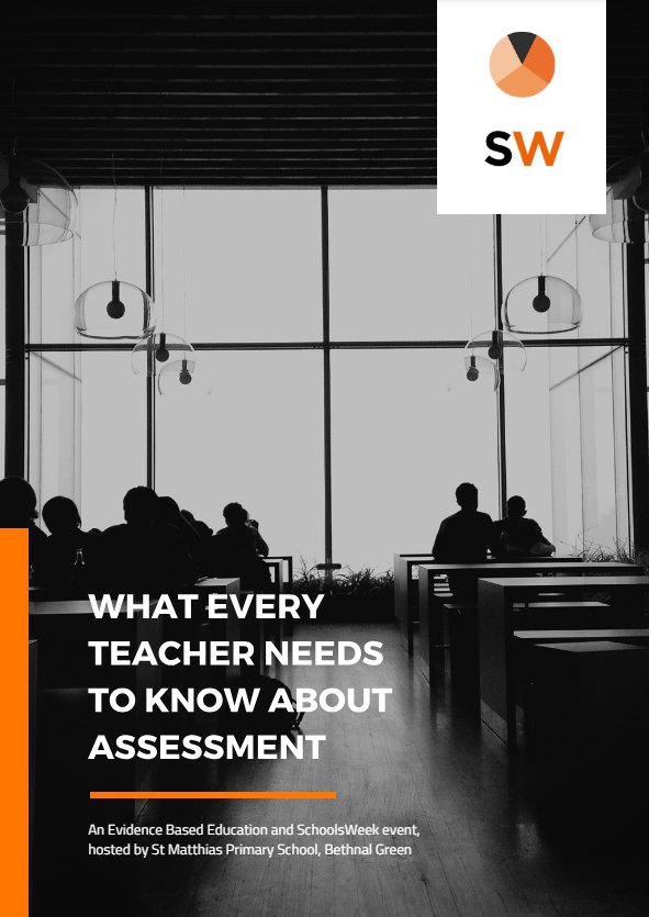 What every teacher needs to know about assessment. Free ebook from @EvidenceInEdu focusing on how effective teaching requires ongoing professional development in assessment. Download here: hubs.la/Q02vkGXb0