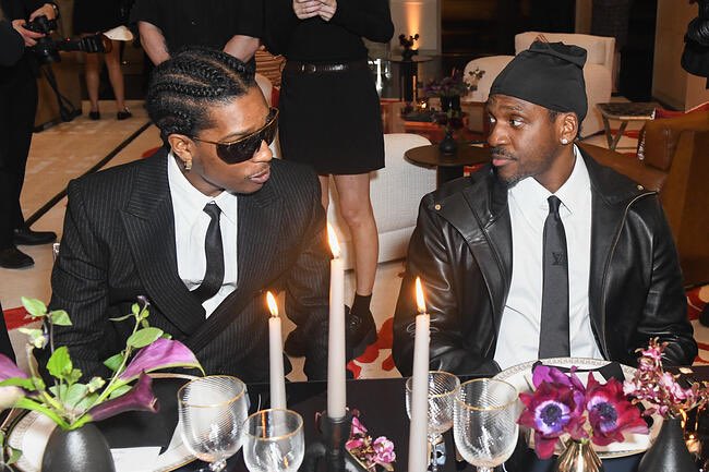 A$AP Rocky With Alexandre Arnault,Rose,Pusha T Yesterday At THE DEBUT OF THE TIFFANY TITAN BY PHARRELL WILLIAMS COLLECTION

📸Joe Schildhorn/BFA.com