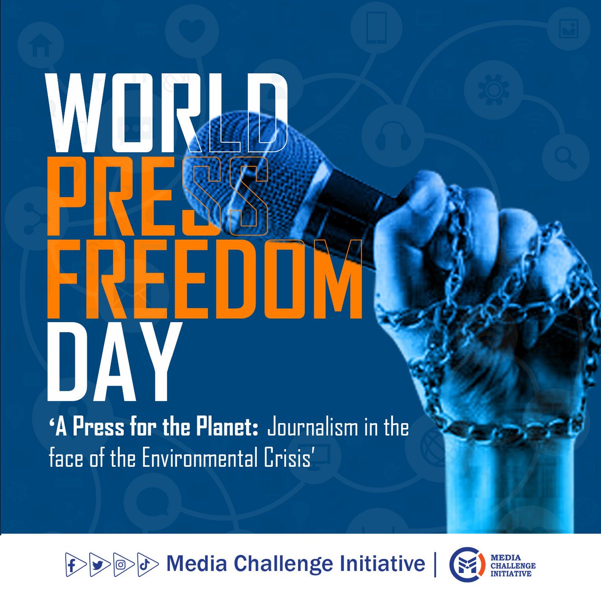 Happy #WorldPressFreedomDay 🗞📻📺 As the Media Challenge Initiative, part of our commitment is to train #nextgenjournalists to tell stories that amplify voices of the underrepresented communities that are greatly impacted by #climatechange. #PressForThePlanet
